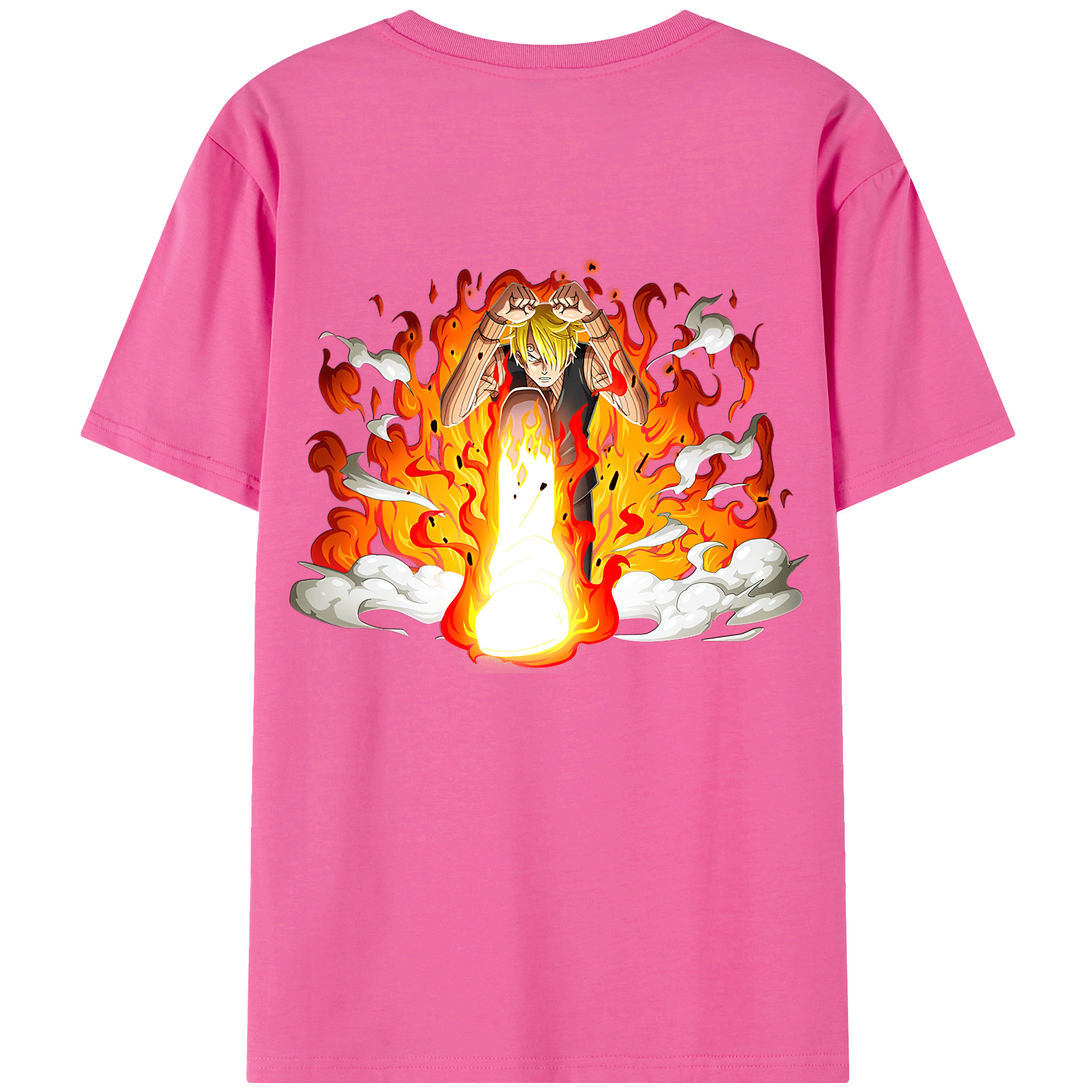 （画像用） ワンピース サンジ ONE PIECE Sanji レディース半袖Tシャツ(バックプリント)